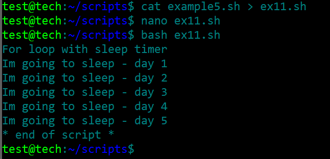 Sleep command to put the system to sleep