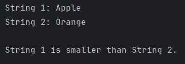 Compare() function