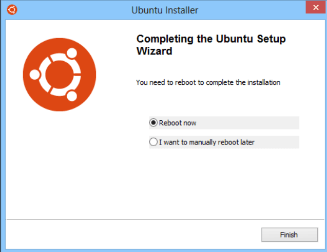 This image depicts what you're screen will look like once Ubuntu is done installing.