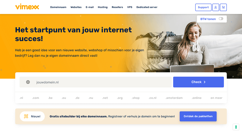 Vimexx - VPS hosting plan